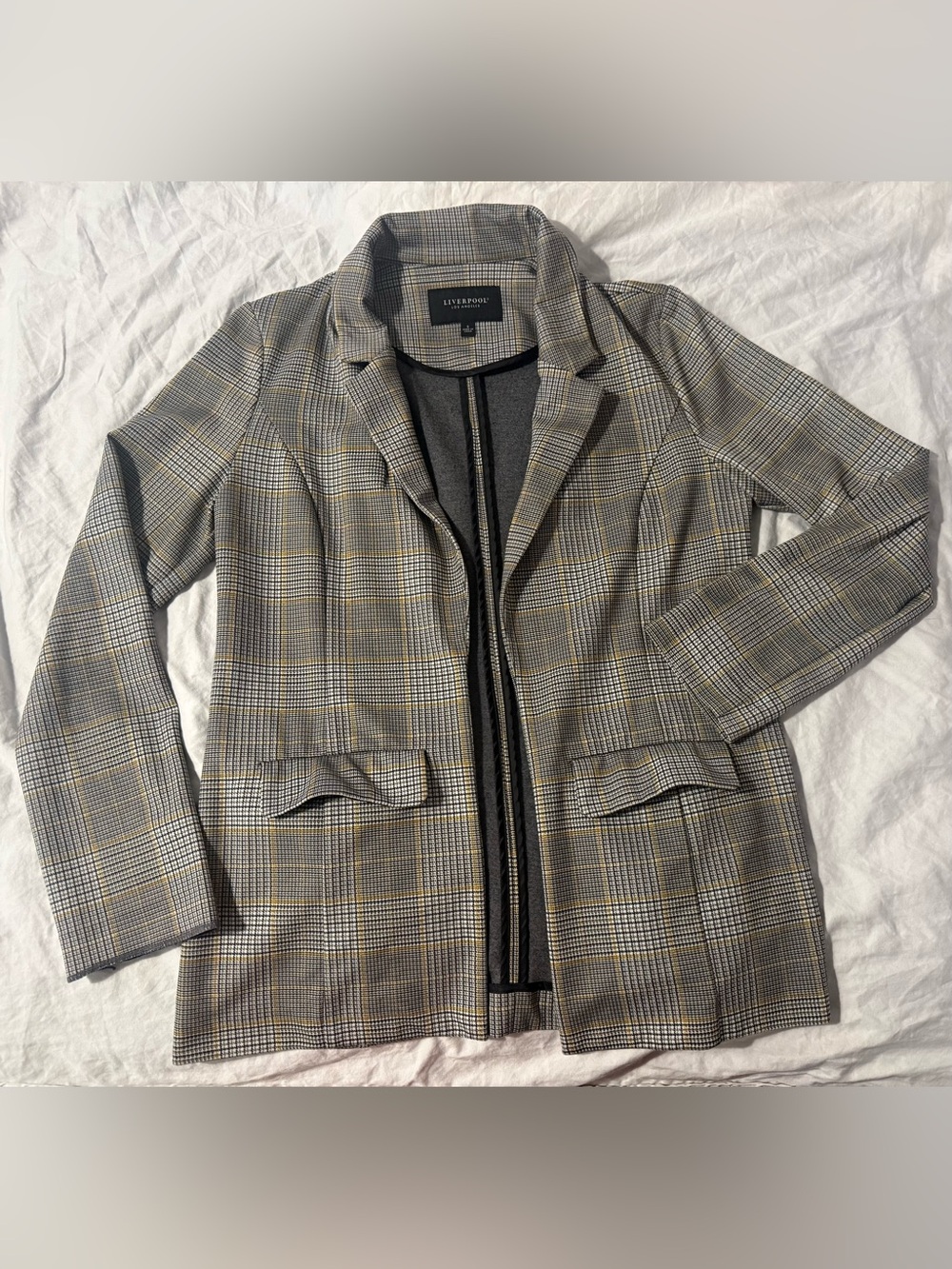 ✨Liverpool Multi Checkered Plaid Coat✨